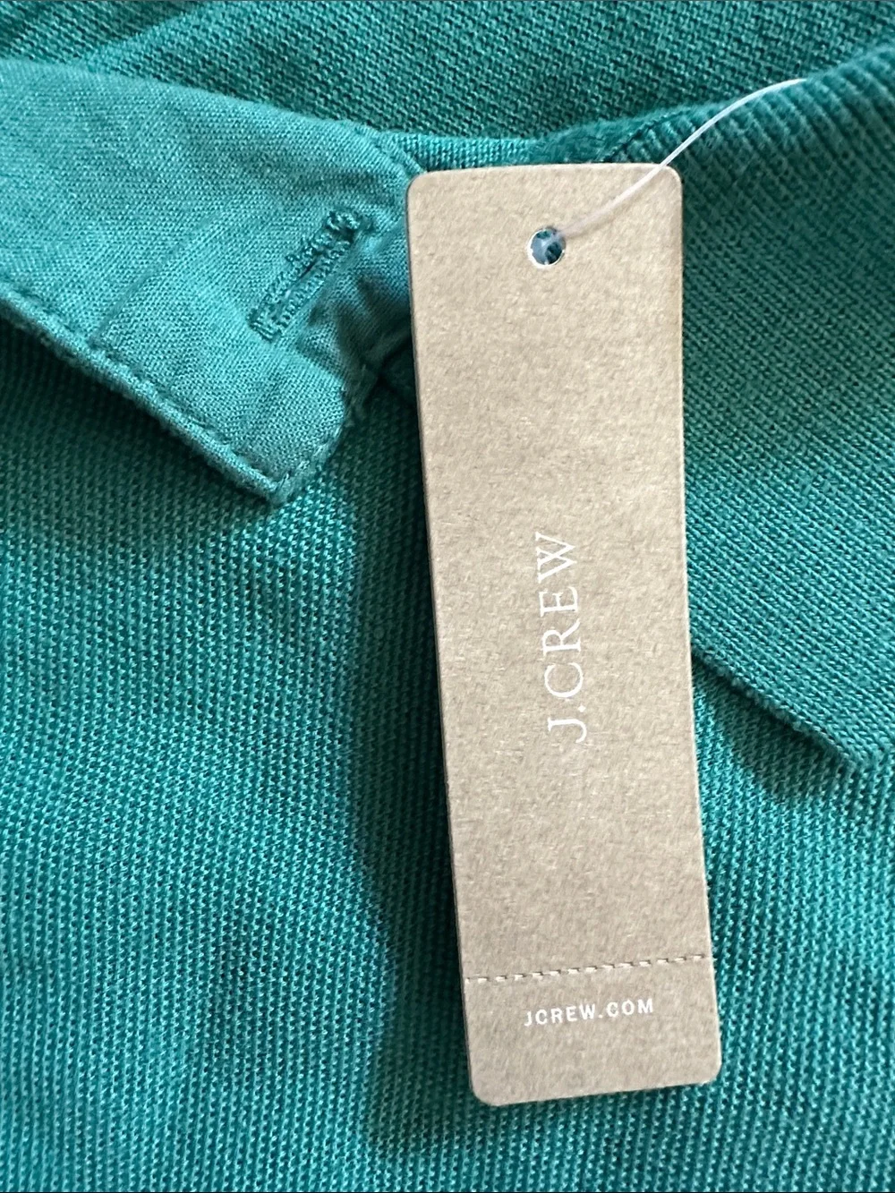J. Crew Teal Green Short Sleeve Polo